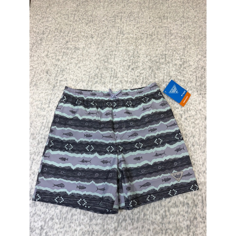 Columbia PFG Rambler Printed Water Shorts Youth L   AB5081-488 NWT Omni-Shade
